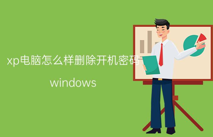 xp电脑怎么样删除开机密码 windows xp每次开机都弹出输入密码怎么取消？